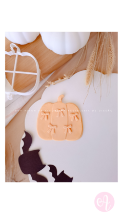 Stamp + Cortante Calabaza Coquette Halloween en internet