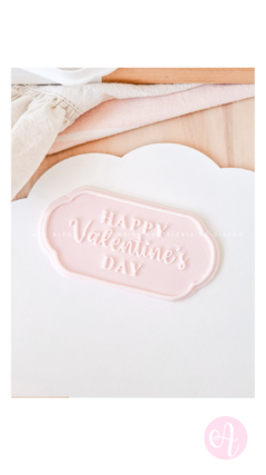 Stamp + Cortante Happy Valentines Day en internet