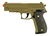 Pistola Galaxy G26 Full Metal - TAN - DECORATIVA - SEM FUNCIONAMENTO e CAIXA