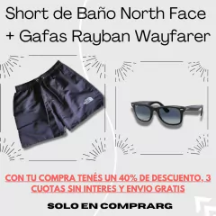 ¡¡OFERTA 2X1!! SHORT DE BAÑO THE NORTH FACE Y DE REGALO RAY-BAN (IMPORTADOS) + ENVIO GRATIS