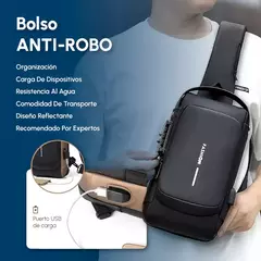 Imagen de Mochila/Bolso Anti Robo Impermeable (importada) + ENVIO GRATIS