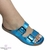 Sandália De Couro Casual Comfort (30104) Azul Metal na internet