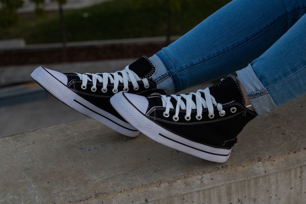 Converse All Star Bota Negra Industria Nacional