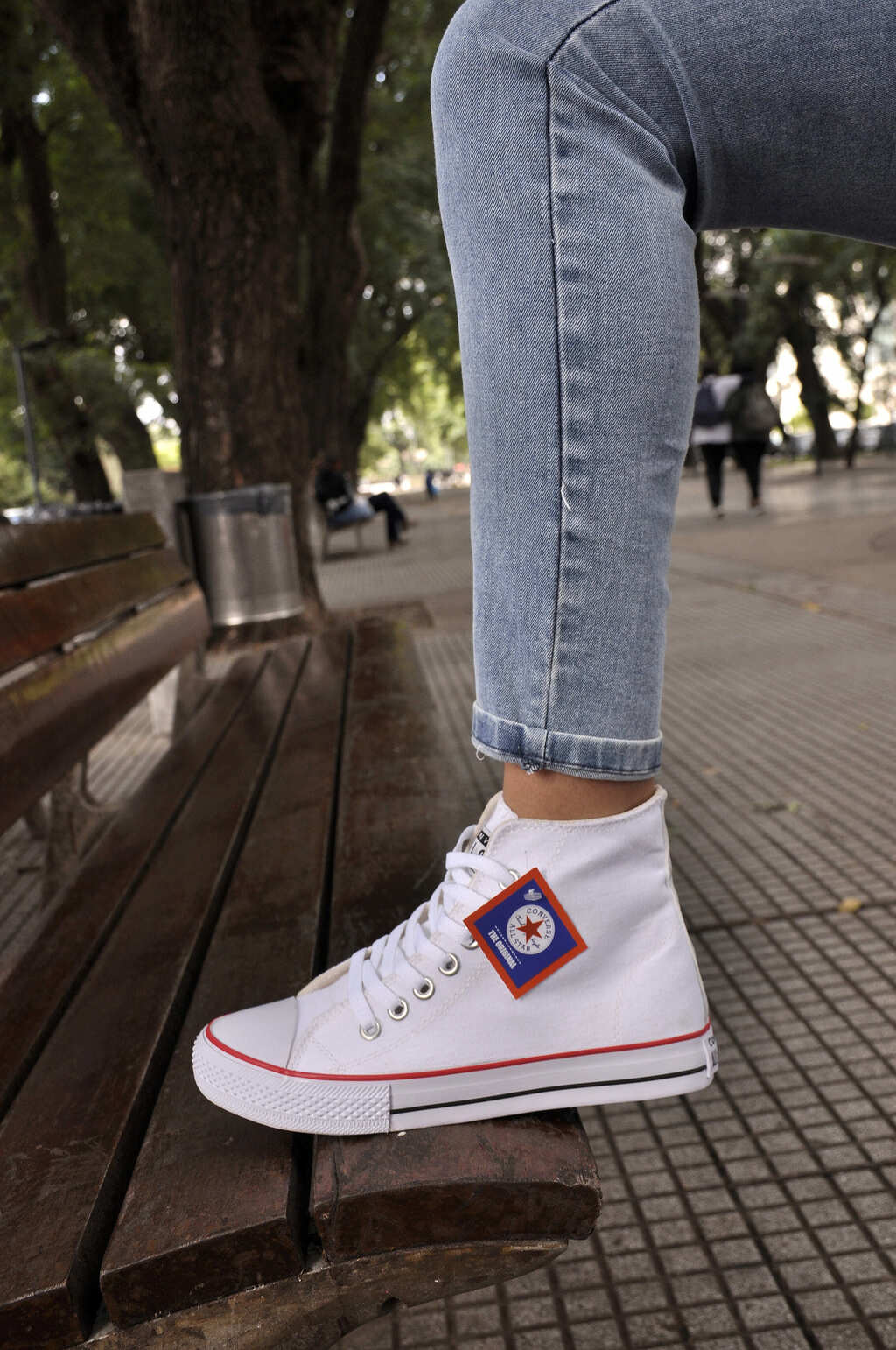 Converse botitas blancas discount