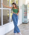 Calça wide leg Lisa slim