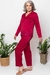 Pijama Longo Classic Berry - comprar online