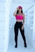 Conjunto Fitness Vivi Calça Duo Compressão Preto/Pink