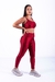 Conjunto Fitness Top Básico e Calça Básica Marsala Canelado na internet