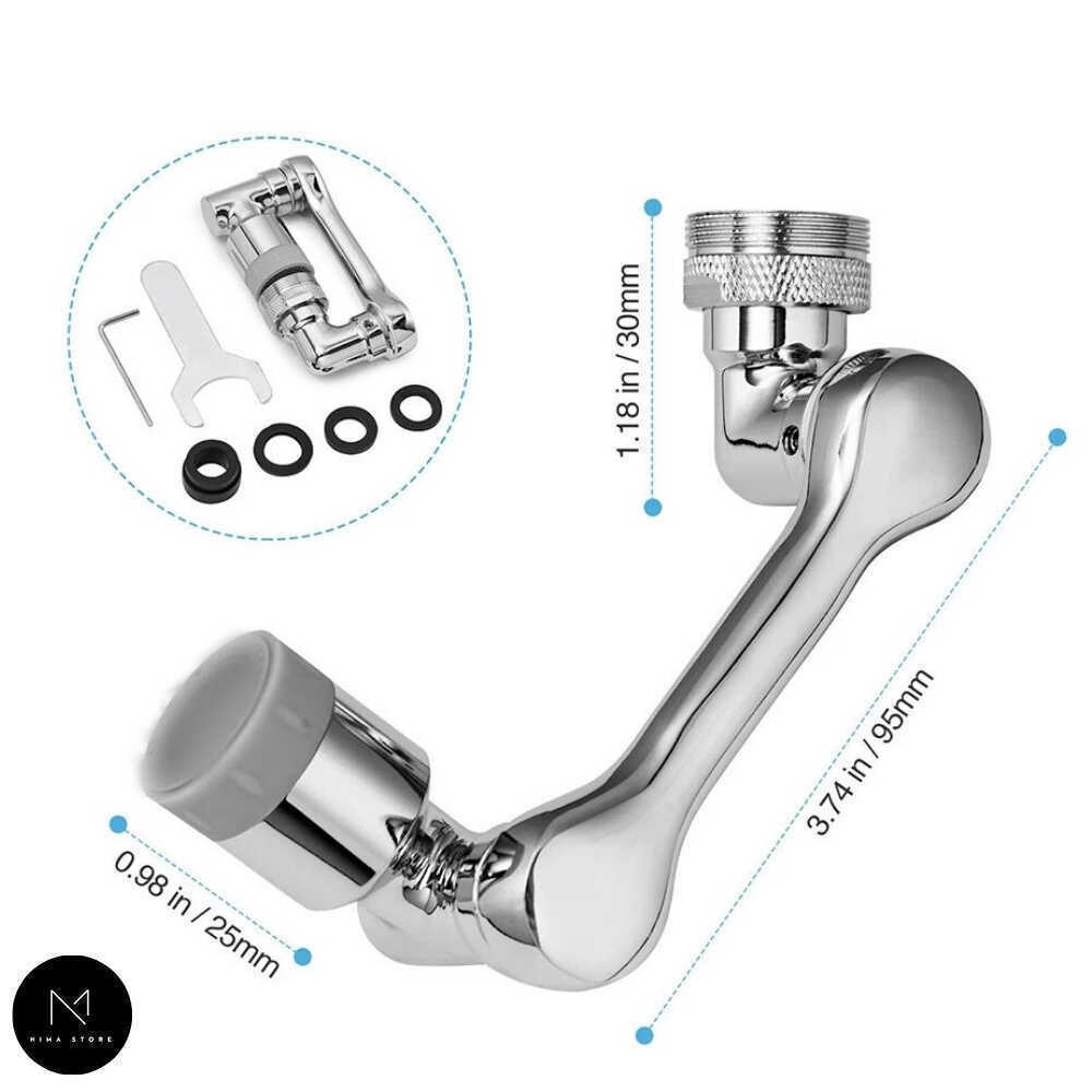 Extensor Para Canilla Anti Splash 360 Cocina y Bano