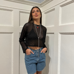 BUZO CROP CROCHET