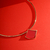 Choker Pingente Quadrado Esmalte Colorido Vermelho - comprar online