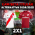 CAMISETA TITULAR RIVER 2025 + CAMISETA ALTERNATIVA DE REGALO | ¡OFERTA 2X1!