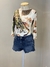 Shorts Jeans Escuro American Eagle