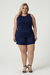 Regata Canelada Plus Size Clarisse