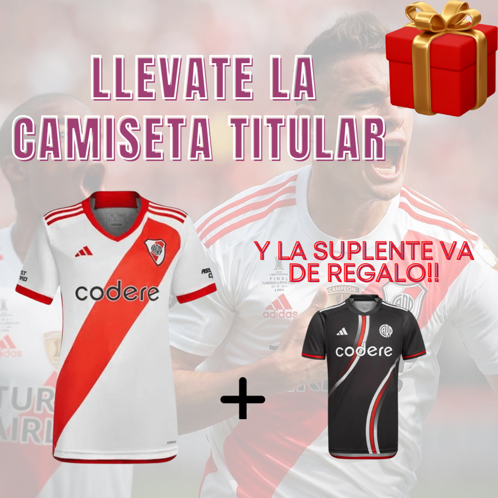 CAMISETAS DE RIVER PROMOCION 2X1 REGALO Swishshopp