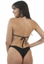 Biquini Top Alcinha Busto Calcinha Levanta Bumbum Liso Preto Detalhe | REF: BK101 - Aurorize