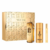 KIT COFFRET MASCULINO RABANNE MILLION GOLD EDP+DEO+TRAVEL SIZE na internet