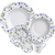 Aparelho de Jantar Tramontina Porcelana Ana Alice 20 Pç