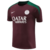 Camisa Paris Saint-Germain Treino 24/25 - Torcedor Nike Masculina - Vinho com detalhes em verde