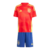 Kit Infantil Seleção Espanha I 24/25 - Adidas - Vermelho e azul