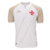 Camisa masculina do Vasco 3 2024, na cor bege, com detalhes em branco e vermelho, celebrando os 100 anos do clube.