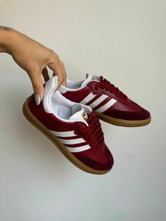 Adidas Samba Slim Cereja/Branco na internet