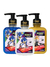 Kit Shampoo e Condicionador Sonic + Sabonete Líquido Tails Nine