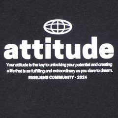 Camiseta Streetwear Resiliens Attitude Cinza - comprar online