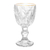 Cj 6 Taça De Licor De Vidro C/ FIO OURO DIAMOND 50ML - 2968 - Aspen Decor