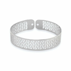 Bracelete Prateado de Renda Vazado - comprar online