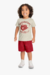 Conjunto Curto Infantil Masculino Estampa Triceratops