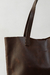 TOTE DILMA CHOCOLATE WASHED - comprar online