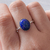 Anillo de Plata 925 con piedra natural Lapislazuli AP026