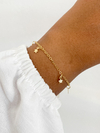 Pulseira Estrelinhas banhada a Ouro