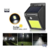 Reflector Led Solar Con Sensor Movimiento Luz Exterior - zen hogar