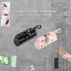 Cargador Portátil Powerbank para iPhone y Tipo C Android - comprar online