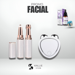 PROMO FACIAL Depiladora 2en1 + Microcorriente + Serum Conductor