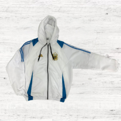 CAMPERA ROMPEVIENTOS AFA BLANCA