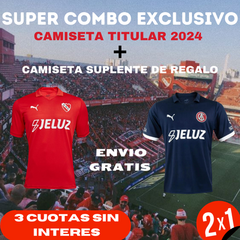 CAMISETA TITULAR DE INDEPENDIENDIENTE + CAMISETA ALTERNATIVA DE REGALO