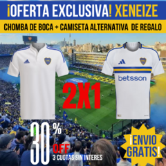 CHOMBA DE BOCA + CAMISETA ALTERNATIVA DE REGALO