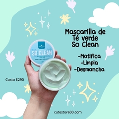 Mascarilla de té verde So Clean (anti acné y aclarante)