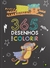 Livro: 365 Desenhos Para Colorir - Preto