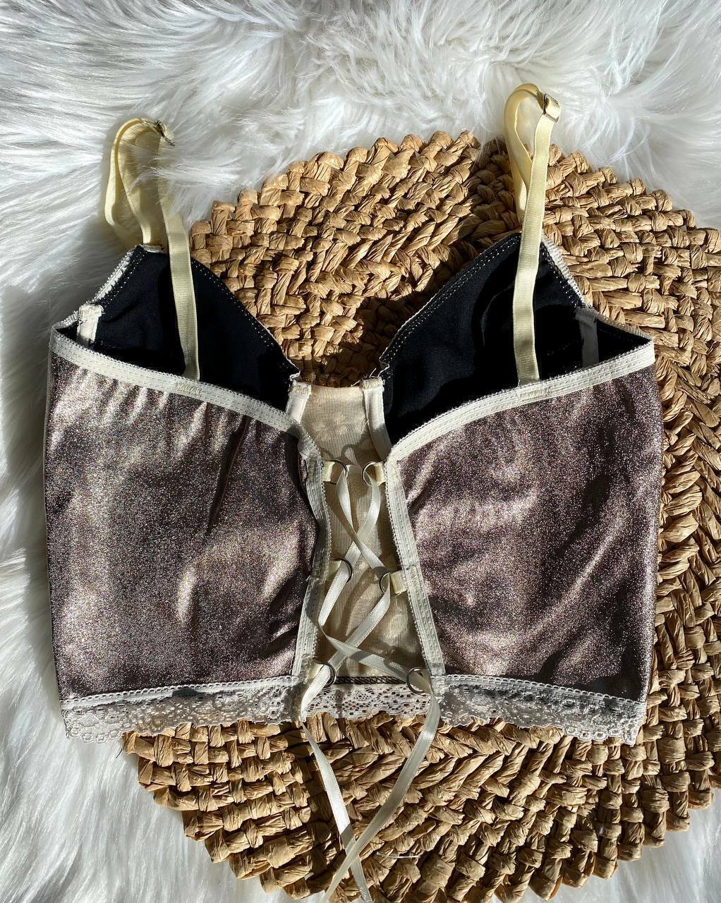 Bustier Cleo Dorado Comprar en Bien Chulas