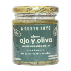 Salsa de Ajo y Oliva x 250 Gr "A GUSTO TUYO"