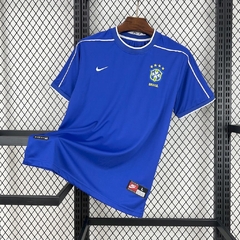 Camisa seleção brasileira Retrô 1998 cor azul - comprar online