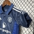 Conjunto Infantil Manchester United Away 24/25 - Azul na internet