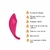 Vibrador Arraia rosa com 9 formas de vibração e recursos de controle via aplicativo.