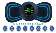 ¡CHAU DOLOR! COMBO 3X1 MASAJEADOR ELECTRODOS + PISTOLA MASAJEADORA + GUANTE MASAJEADOR - tienda online