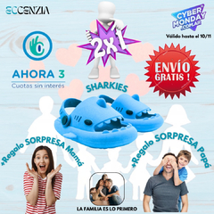 ¡2X1 SHARKIES + 2 REGALOS SORPRESA!