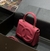 Bolsa Dolce & Gabbana Logo D&G 3D Rosa 13.5x17.5x6.5CM - loja online